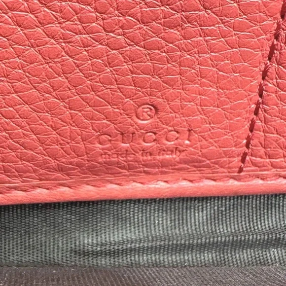 GUCCI Soho GG Zip Around Zippy Wallet. Leather - Picture 11 of 11